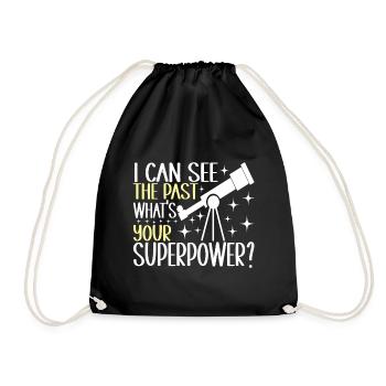Astronomer Astronomy - Drawstring Bag - black - Front