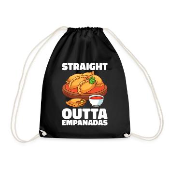 Empanada Dumpling Espagnol Mexicain - Sac de sport léger - noir - Devant