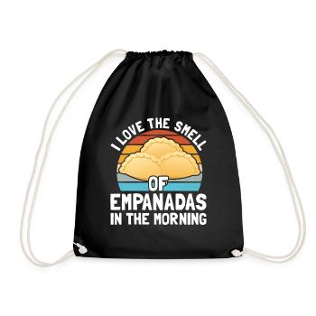 Empanada Spanish Dumpling Mexican - Drawstring Bag - black - Front