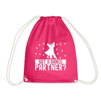 Ballroom Dance Ballroom Dancers Ballroom Dancers - Drawstring Bag - fuchsia - Front