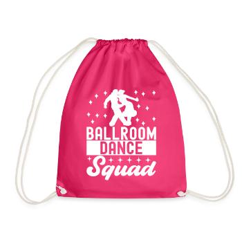 Ballroom Dance Ballroom Dancers Ballroom Dancers - Drawstring Bag - fuchsia - Front