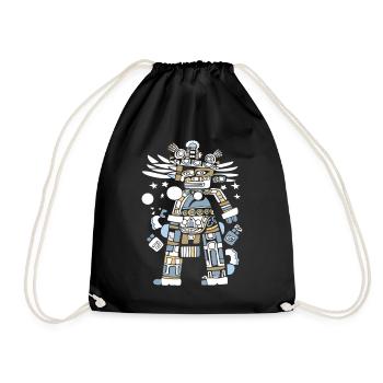 Mayan God Mayan Mythology Itzamna - Drawstring Bag - black - Front