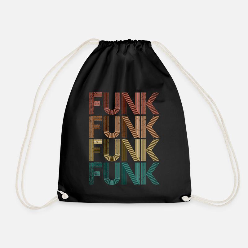 Funk Music - Drawstring Bag - black