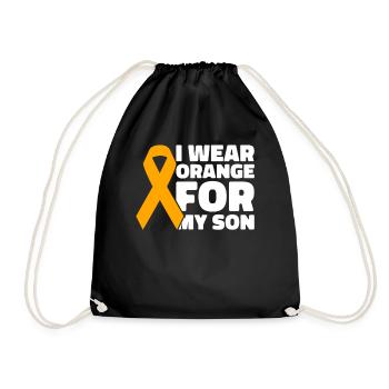 COPD Awareness Lungenkrankheit COPD Krieger - Turnbeutel - Schwarz - Vorne