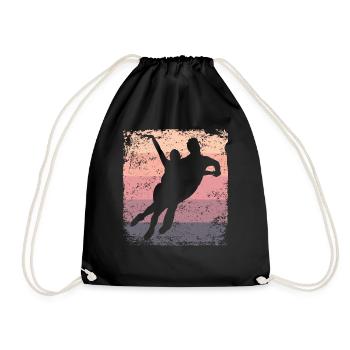Patinage artistique Patinage artistique Patinage sur glace - Sac de sport léger - noir - Devant