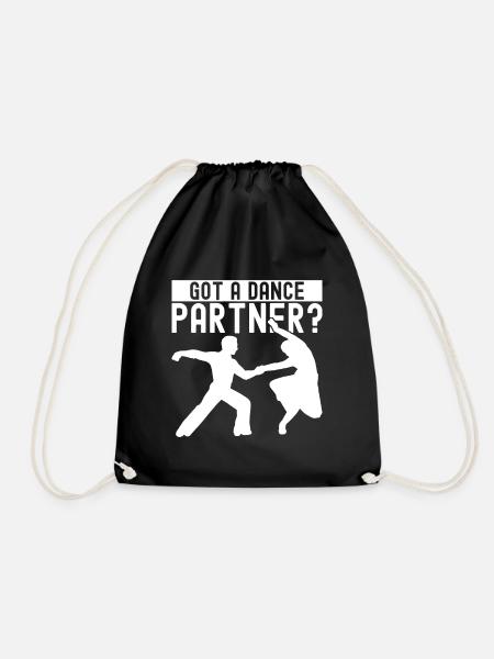 Ballroom Dance Ballroom Dancers Ballroom Dancers - Drawstring Bag - black