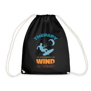 Kitesurf Kiteboards Kitesurfing Kite Surf Board - Sac de sport léger - noir - Devant
