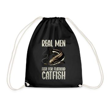 Poisson-chat pêcheur Poisson-chat Pêche au poisson-chat Pêche au poisson-chat - Sac de sport léger - noir - Devant