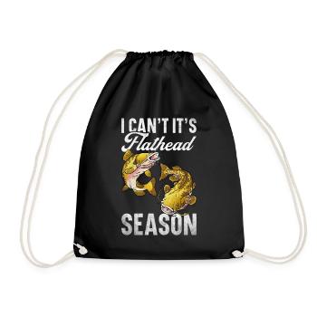 Poisson-chat pêcheur Poisson-chat Pêche au poisson-chat Pêche au poisson-chat - Sac de sport léger - noir - Devant