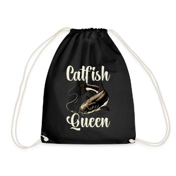 Poisson-chat pêcheur Poisson-chat Pêche au poisson-chat Pêche au poisson-chat - Sac de sport léger - noir - Devant