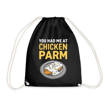 Vous m’avez eu au Chicken Parm Italian - Sac de sport léger - noir - Devant