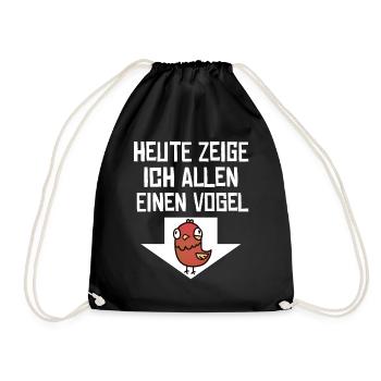 Oiseau pour les farceurs et les amateurs d’humour nerd - Sac de sport léger - noir - Devant