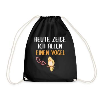 Oiseau pour les farceurs et les amateurs d’humour nerd - Sac de sport léger - noir - Devant