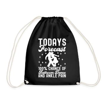 Ballroom Dance Ballroom Dancers Ballroom Dancers - Drawstring Bag - black - Front