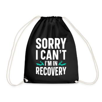 Awareness of Addiction Prevention Addiction - Drawstring Bag - black - Front