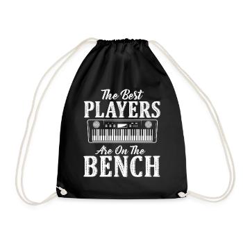 Les meilleurs joueurs Pianiste Pianiste - Sac de sport léger - noir - Devant