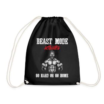 Gym Fitness Musculation Dicton - Sac de sport léger - noir - Devant