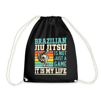 Le Jiu Jitsu Brésilien n’est pas seulement un jeu, c’est mon li - Sac de sport léger - noir - Devant