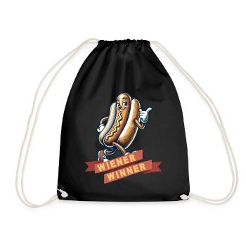 Wiener Winner 4 Juillet Memorial Day - Sac de sport léger - noir - Devant