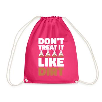 Soil Scientist Agricultural Scientist - Drawstring Bag - fuchsia - Front