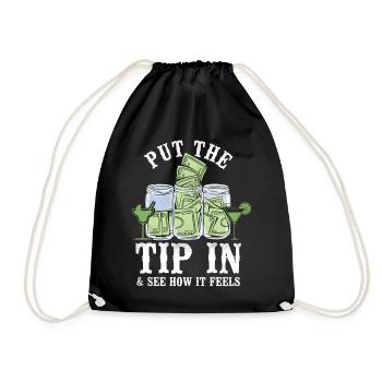 Barman Mixologue Put The Tip - Sac de sport léger - noir - Devant