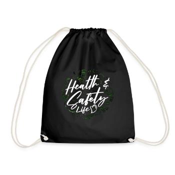 Health Educator Health & Safety Life Counselor - Turnbeutel - Schwarz - Vorne