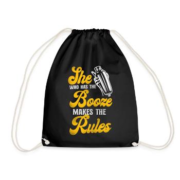 Barman Mixologue Celle qui a - Sac de sport léger - noir - Devant