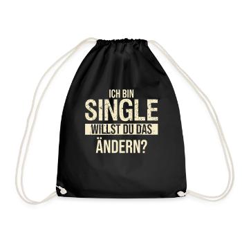 Drôle Solo Célibataire Hommes Célibataire Célibataire - Sac de sport léger - noir - Devant
