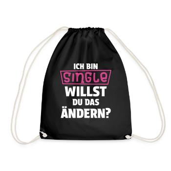 Drôle Solo Célibataire Hommes Célibataire Célibataire - Sac de sport léger - noir - Devant