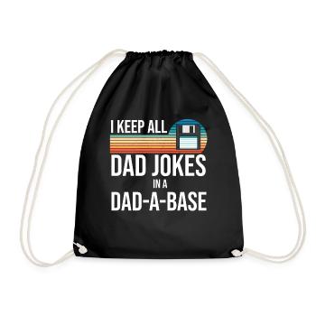 Retro Vintage Dad Witz Tolles, Alle Gelegenheiten - Turnbeutel - Schwarz - Vorne