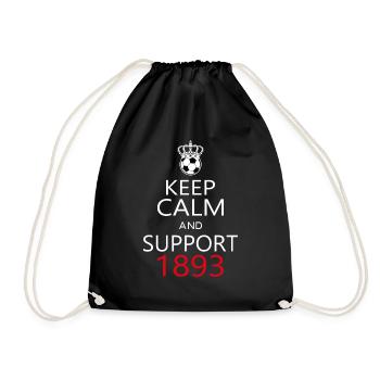 Support 1893 - Turnbeutel - Schwarz - Vorne