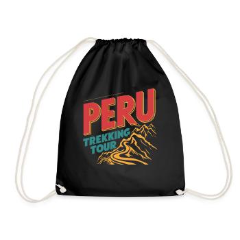 Pérou Trekking Aventure Paysage de montagne - Sac de sport léger - noir - Devant