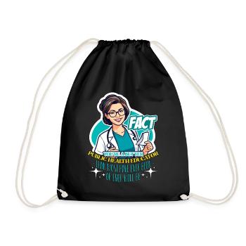 Health Educator Fact You're A Better Epidemiology - Drawstring Bag - black - Front