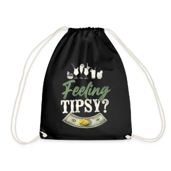 Bartender Mixologist Feeling - Drawstring Bag - black - Front