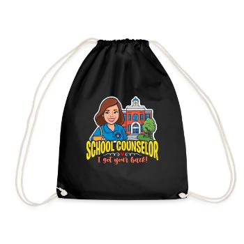 Conseiller scolaire J’ai votre thérapeute pour le dos - Sac de sport léger - noir - Devant