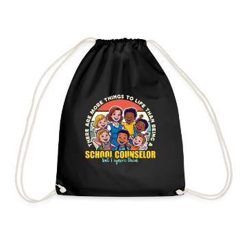 School Counselor There Are More Things Educator - Turnbeutel - Schwarz - Vorne