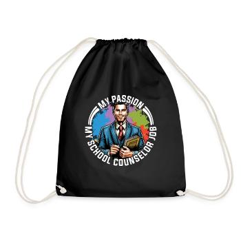 Conseillère scolaire Ma passion Ma psychologue scolaire - Sac de sport léger - noir - Devant