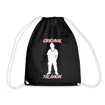 Original Talahon Urban Streetwear Graphic Shirt - Drawstring Bag - black - Front