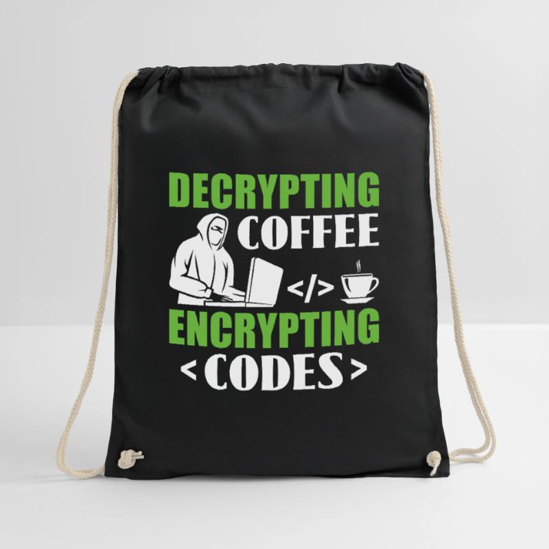 Décryptage du café Cryptage des codes - Hackers Sac de sport léger