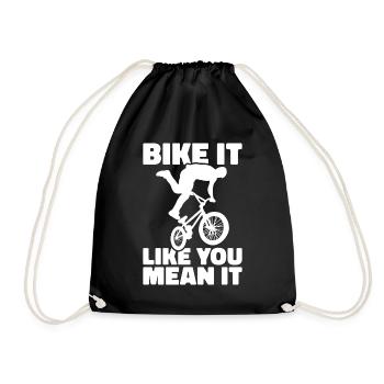 BMX Freestyle Biker Bike Bike BMX Rider - Sac de sport léger - noir - Devant