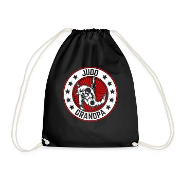 Judo Grand-père Judo Combattant Judo Arts Martiaux Judoka - Sac de sport léger - noir - Devant