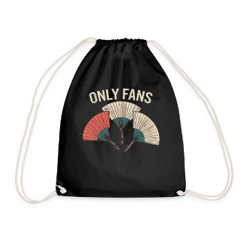 Drôle Fans Vintage Fan Humour Rétro Graphique - Sac de sport léger - noir - Devant