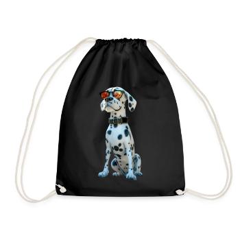 Amoureux des chiens dalmates J’adore les dalmatiens - Sac de sport léger - noir - Devant