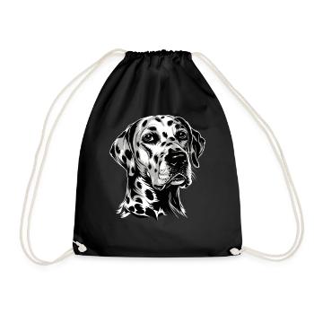 Amoureux des chiens dalmates J’adore les dalmatiens - Sac de sport léger - noir - Devant