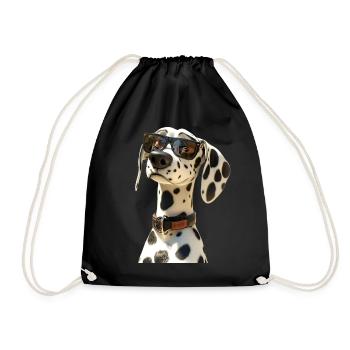 Amoureux des chiens dalmates J’adore les dalmatiens - Sac de sport léger - noir - Devant