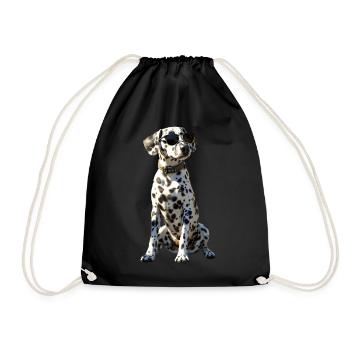 Amoureux des chiens dalmates J’adore les dalmatiens - Sac de sport léger - noir - Devant