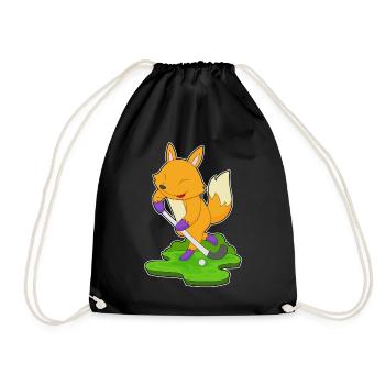Fuchs Field Hockey Field Hockey Stick - Drawstring Bag - black - Front