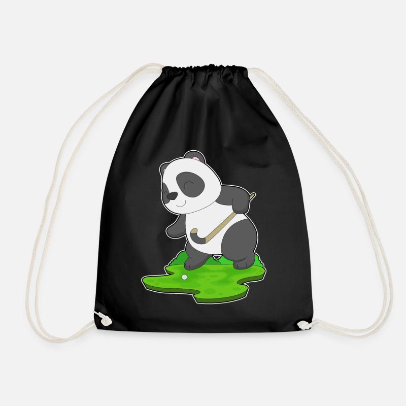 Panda Hockey Hockeyschläger - Turnbeutel - Schwarz