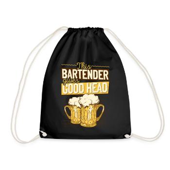 Bartender Mixologist This - Turnbeutel - Schwarz - Vorne