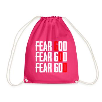 Fear God - Drawstring Bag - fuchsia - Front